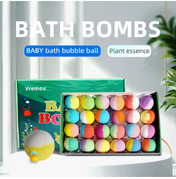 24 Colorful Bath Bombs for Kids – Turns Bath Time Into Fun Instantly 🛁✨