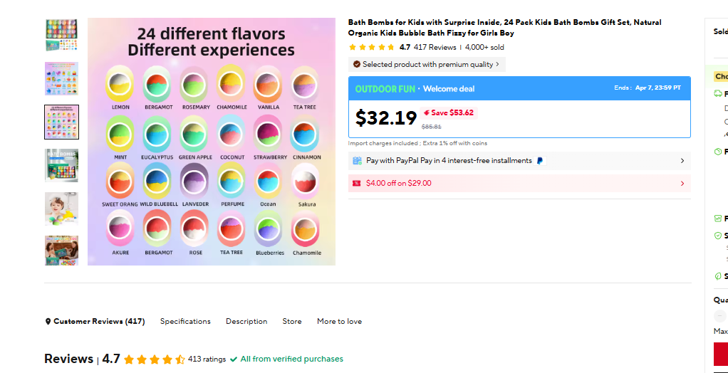 24 Colorful Bath Bombs for Kids – Turns Bath Time Into Fun Instantly 🛁✨